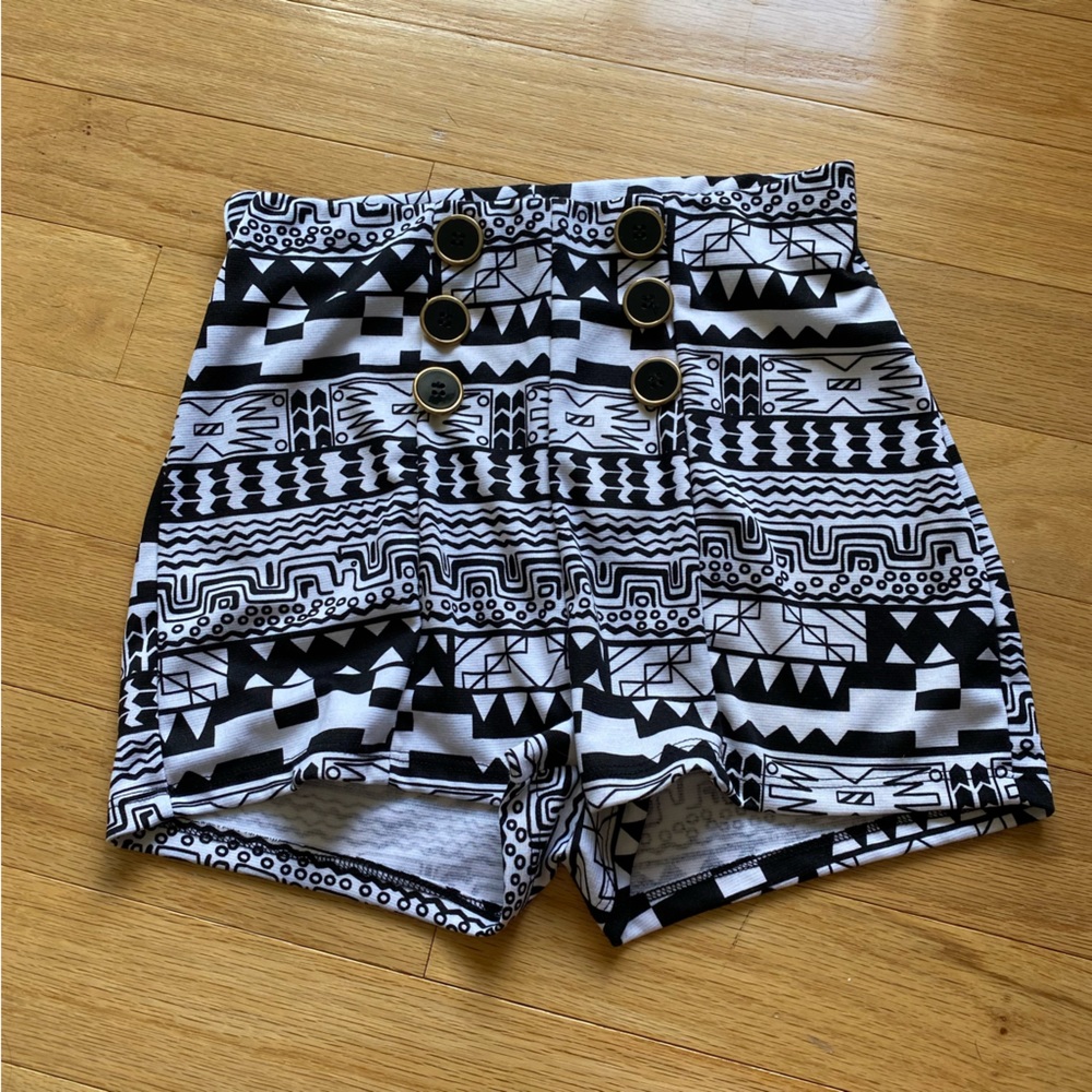 High waisted shorts